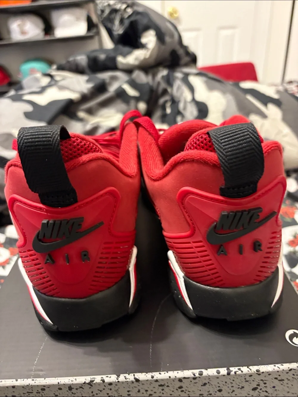 Jordan  MVP 92 Red Low-Top Sneakers with White Jumpman logo New mns sz 8